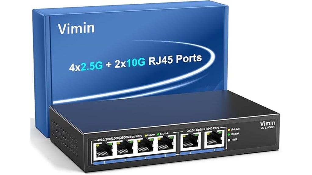 six port high speed switch