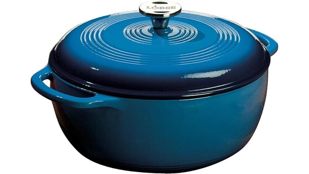 six quart enameled dutch oven