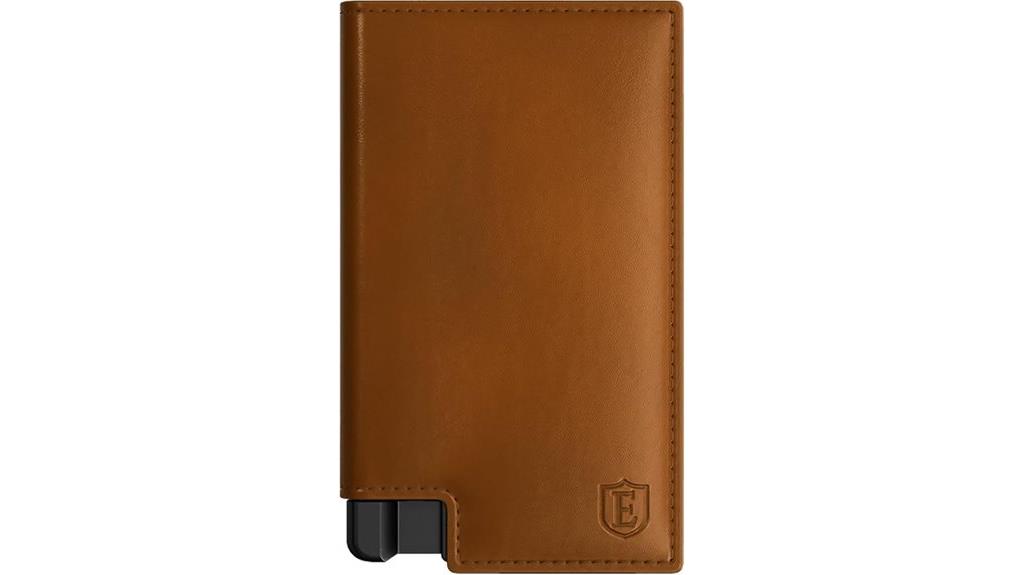 slim rfid leather wallet