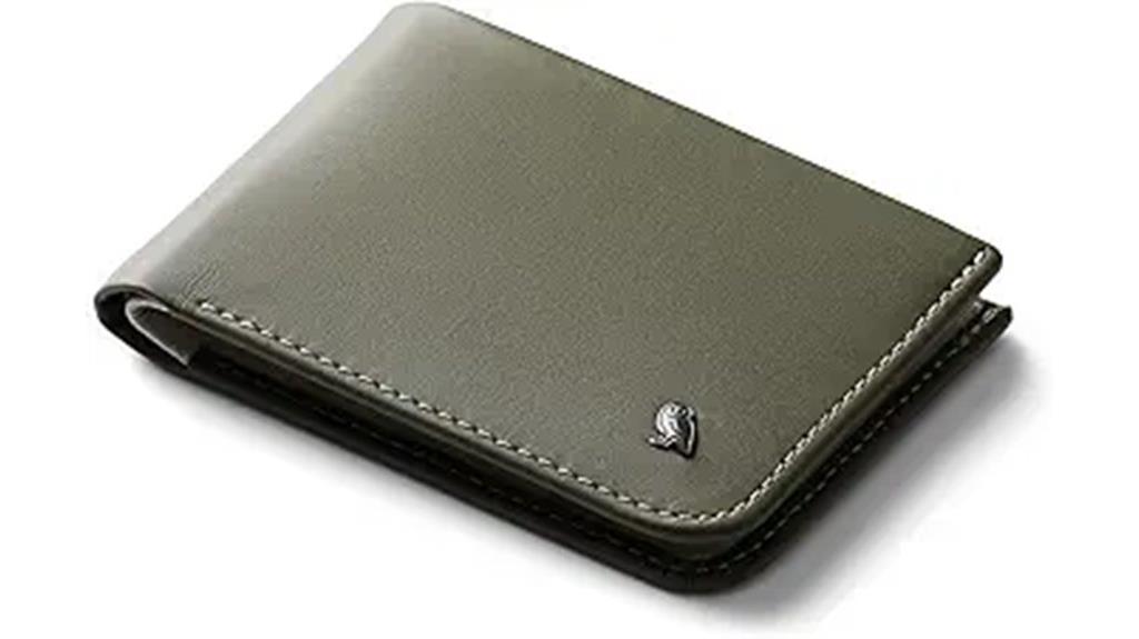 slim rfid leather wallet
