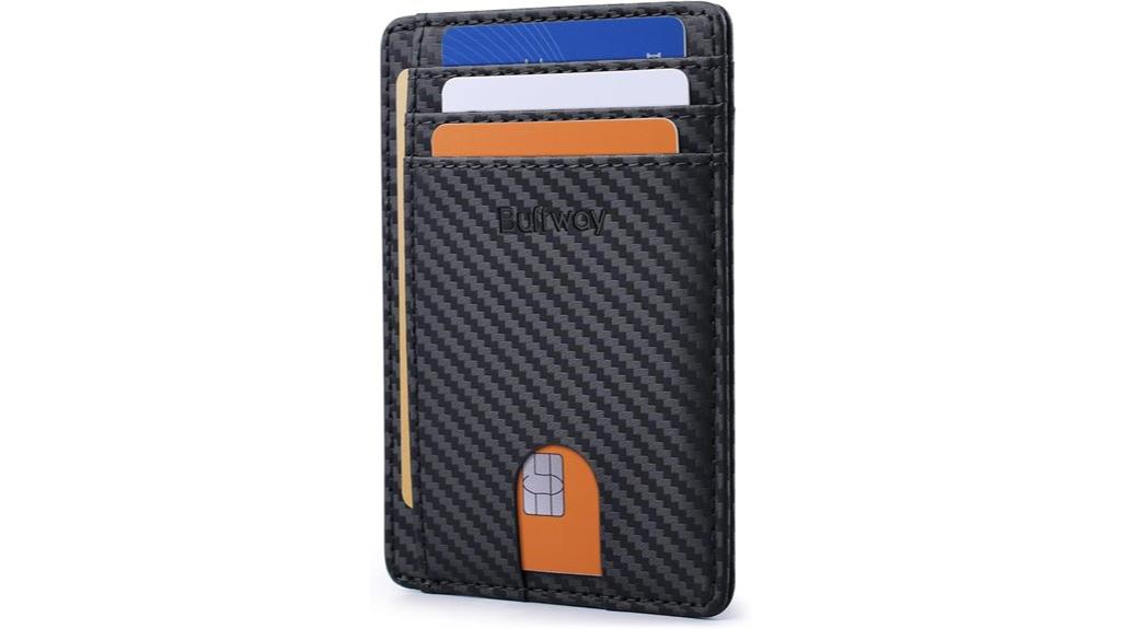 slim rfid leather wallets