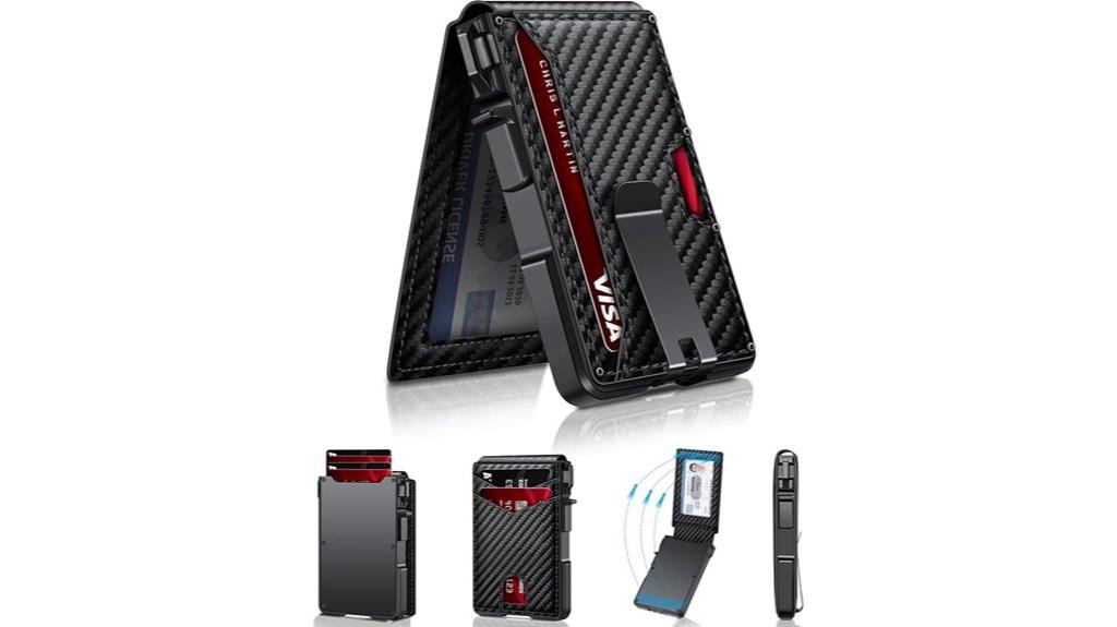 slim rfid money clip