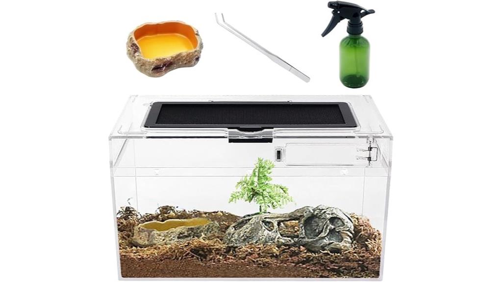 small reptile habitat enclosure