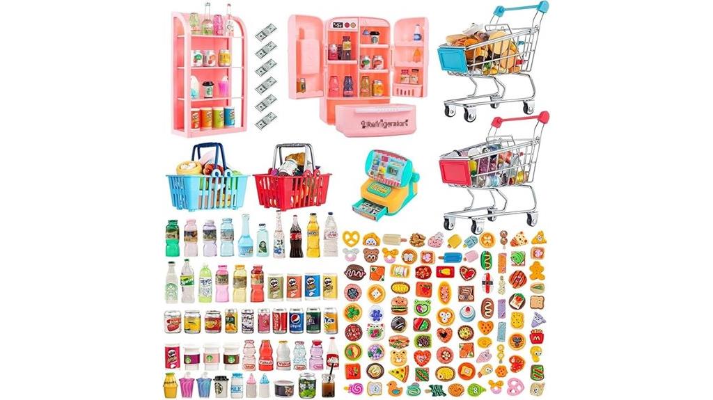 small toy cart set