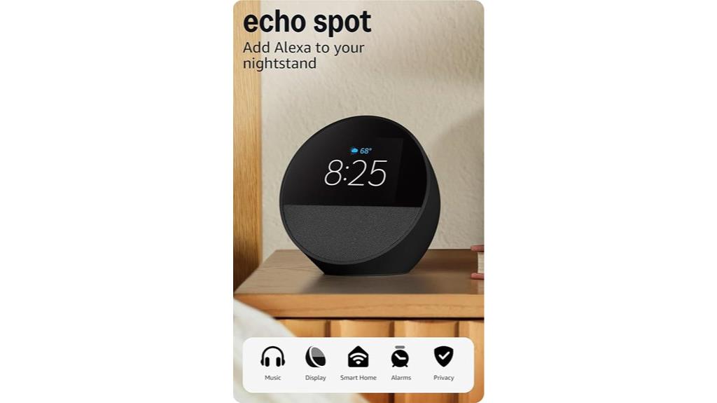 smart black echo spot