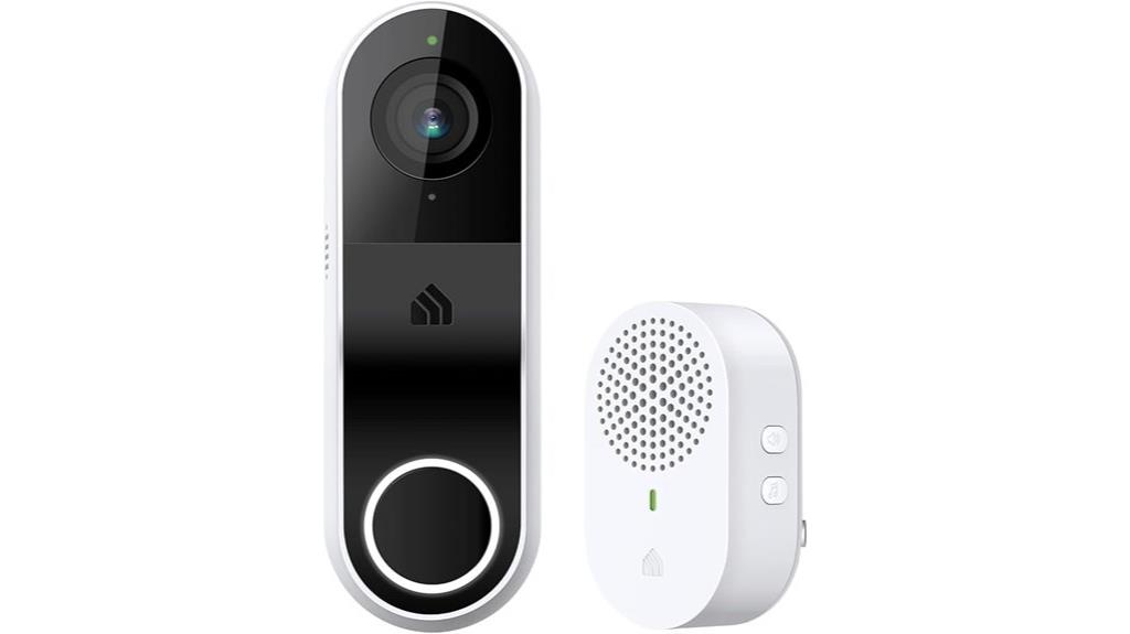 smart doorbell with chime