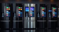 smart refrigerators with touchscreens