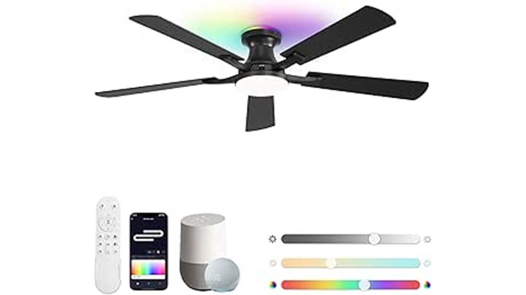 smart rgb ceiling fan