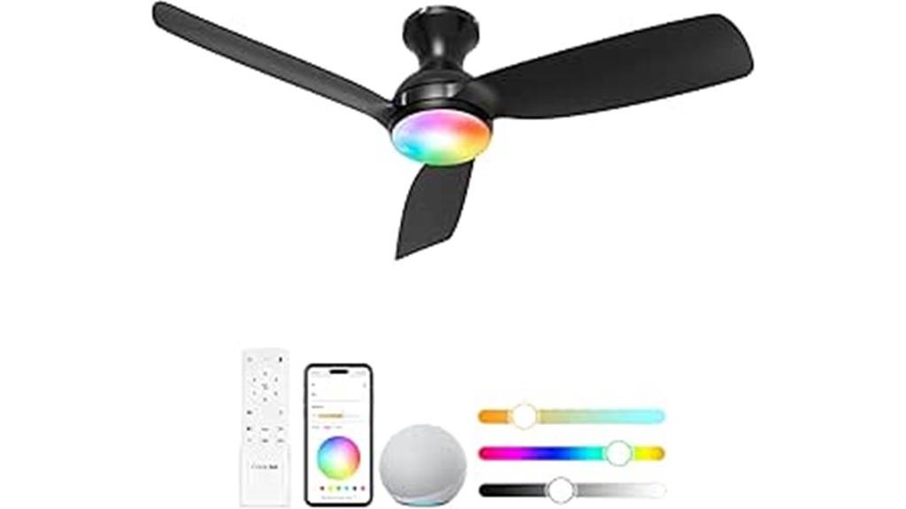smart rgb ceiling fan