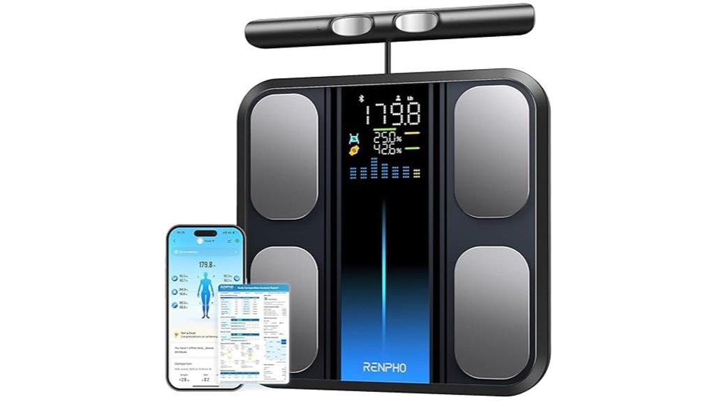 smart scale with electrodes