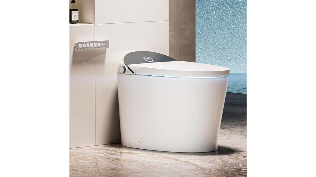 smart toilet with bidet