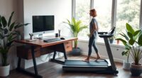 smart treadmill desk setups