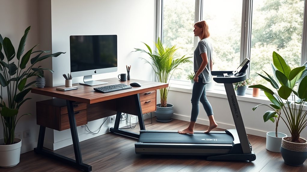 smart treadmill desk setups