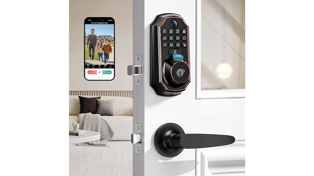 smart wifi lock with camera