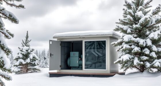 snow proof generator enclosures
