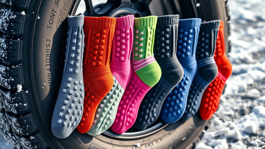 snow traction sock review