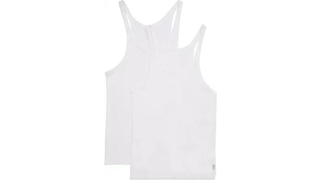 soft cotton ribbed tank top