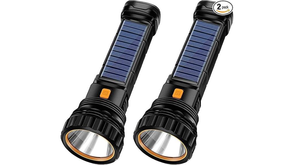 solar powered led flashlights