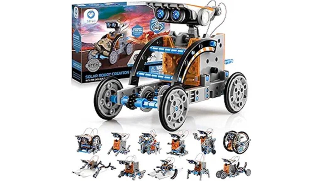 solar robot building set