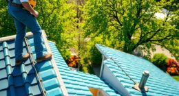 spring roof gutter check