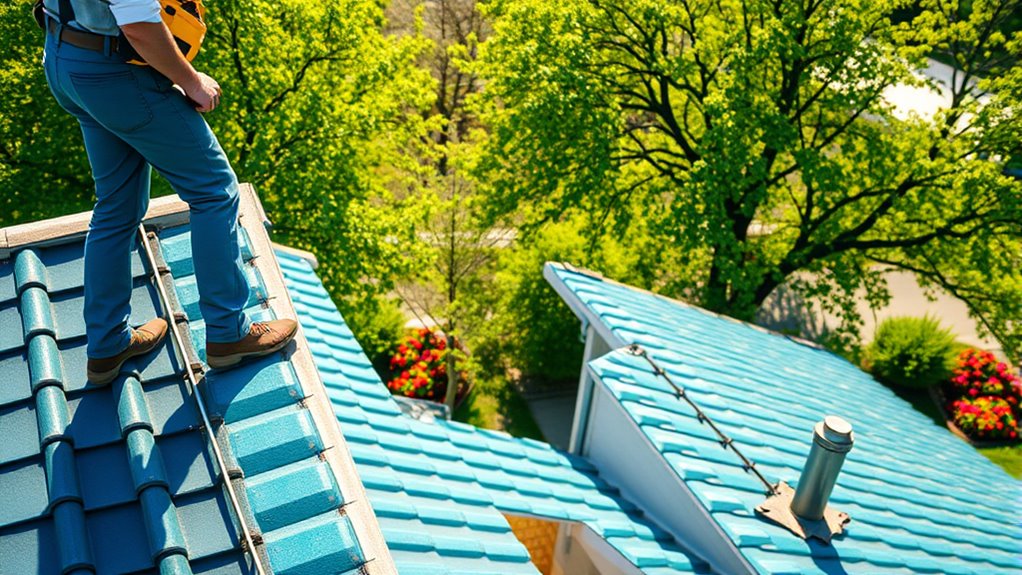 spring roof gutter check