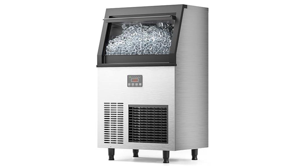 stainless steel ice maker