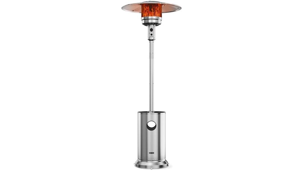 stainless steel patio heater