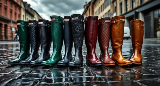 stylish and functional rain boots