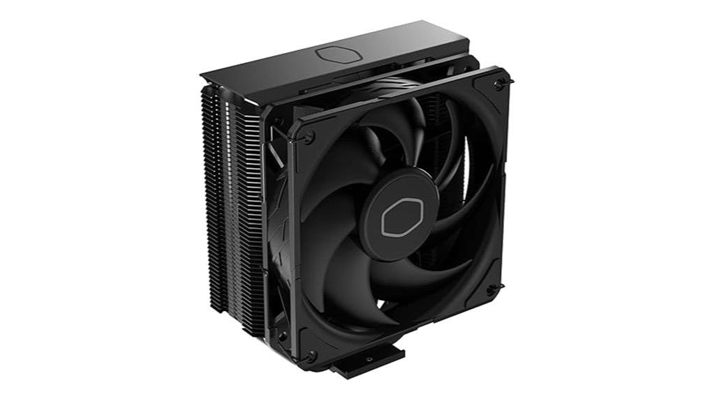 stylish black cpu cooler