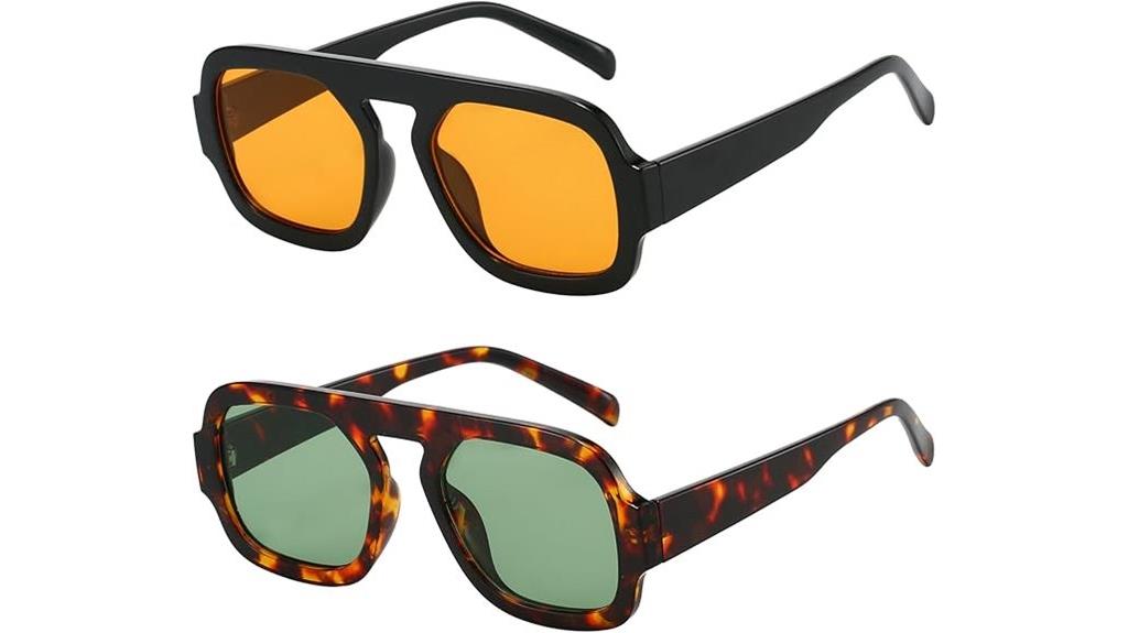 stylish women s square aviators