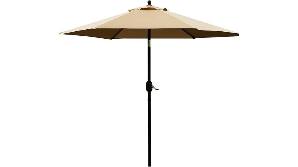 sunnyglade 7 5 foot tilt umbrella