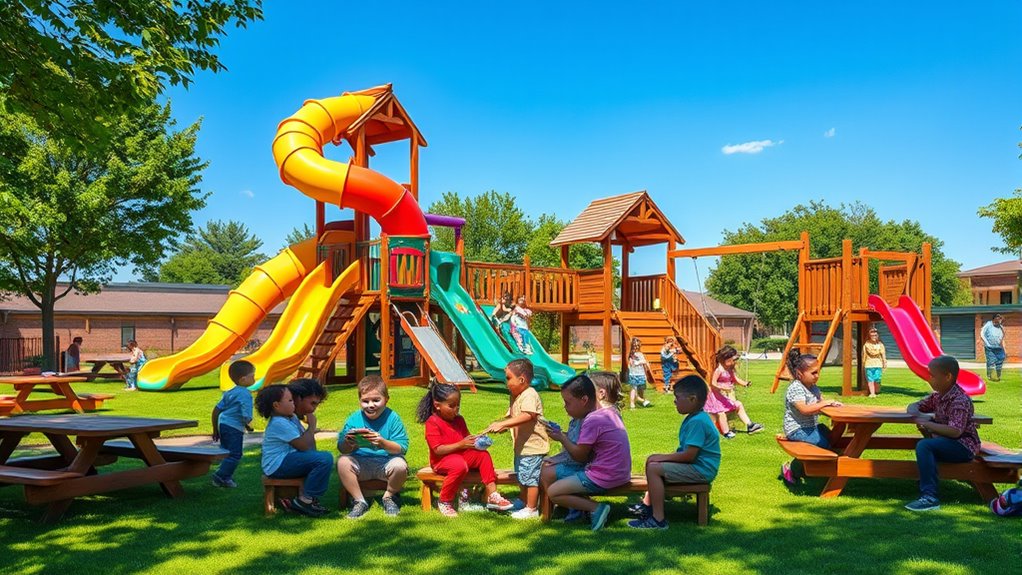 supervised community play spaces