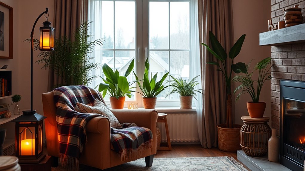 sustainable cozy winter living