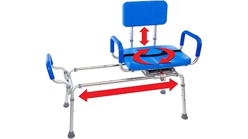 swivel seat shower chair