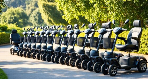 tall seniors comfortable scooters