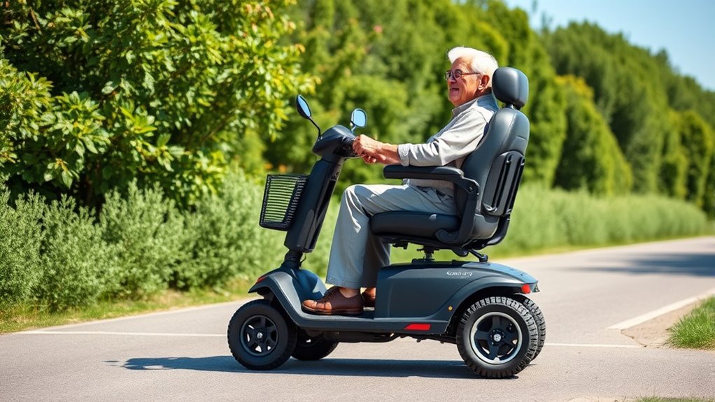 tall seniors scooter features