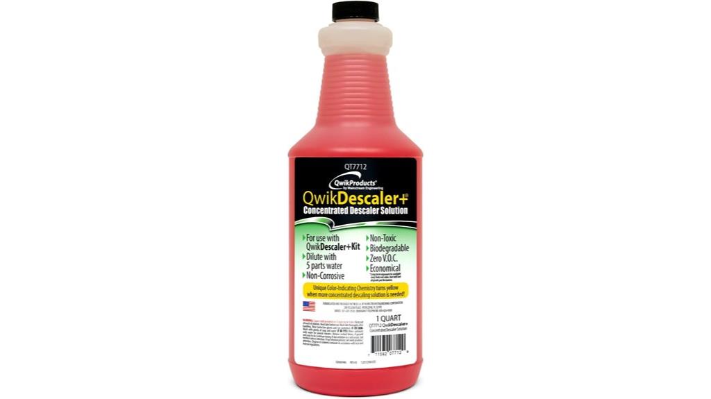 tankless descaler solution concentrate