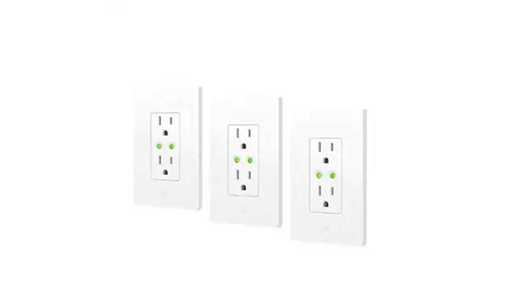 three matter enabled outlets