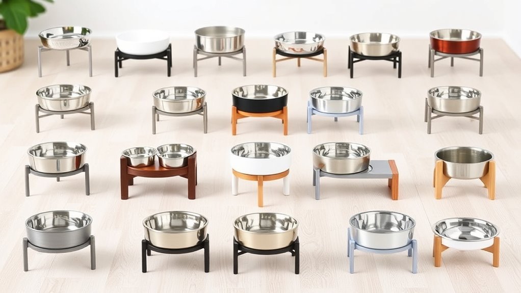 top adjustable pet bowls