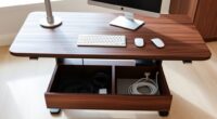 top cable management desks