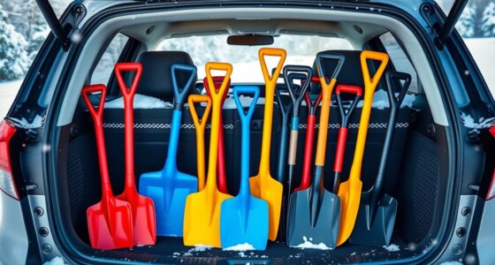top car snow shovels