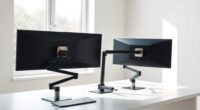 top dual monitor arms