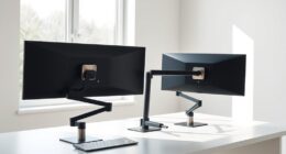 top dual monitor arms