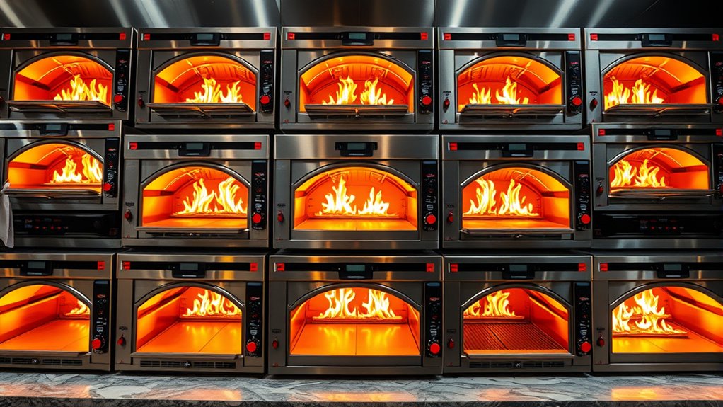 top high temperature pizza ovens