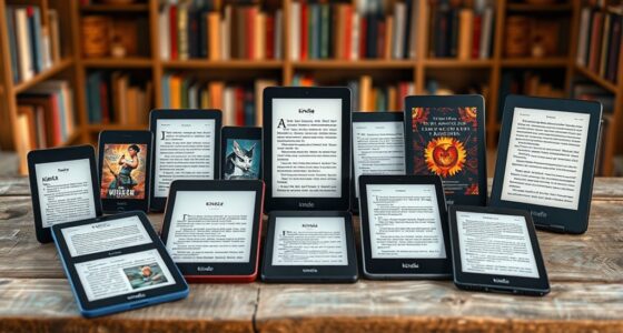 top kindle e readers selection
