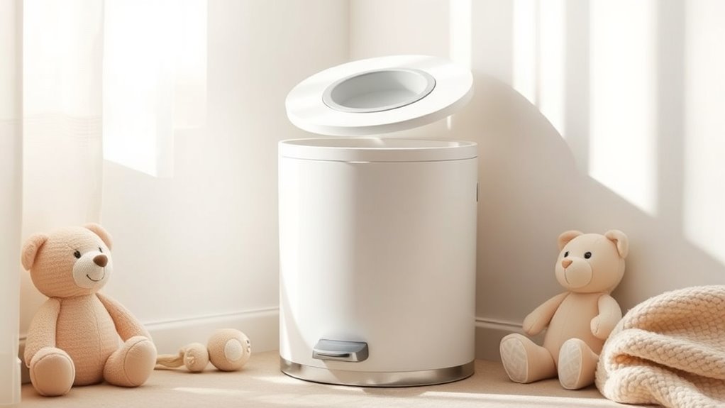 top odor controlling diaper pails