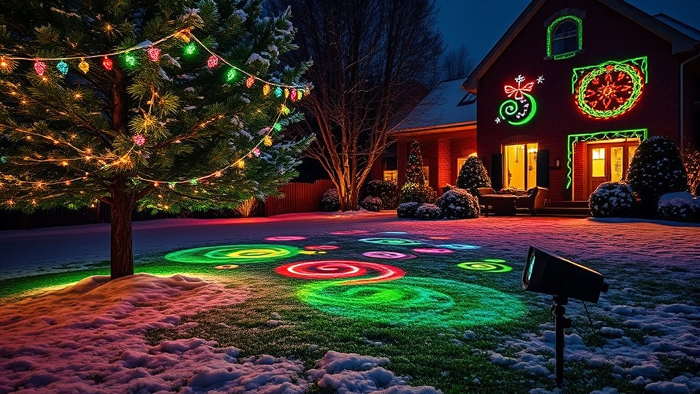 top outdoor christmas light projectors