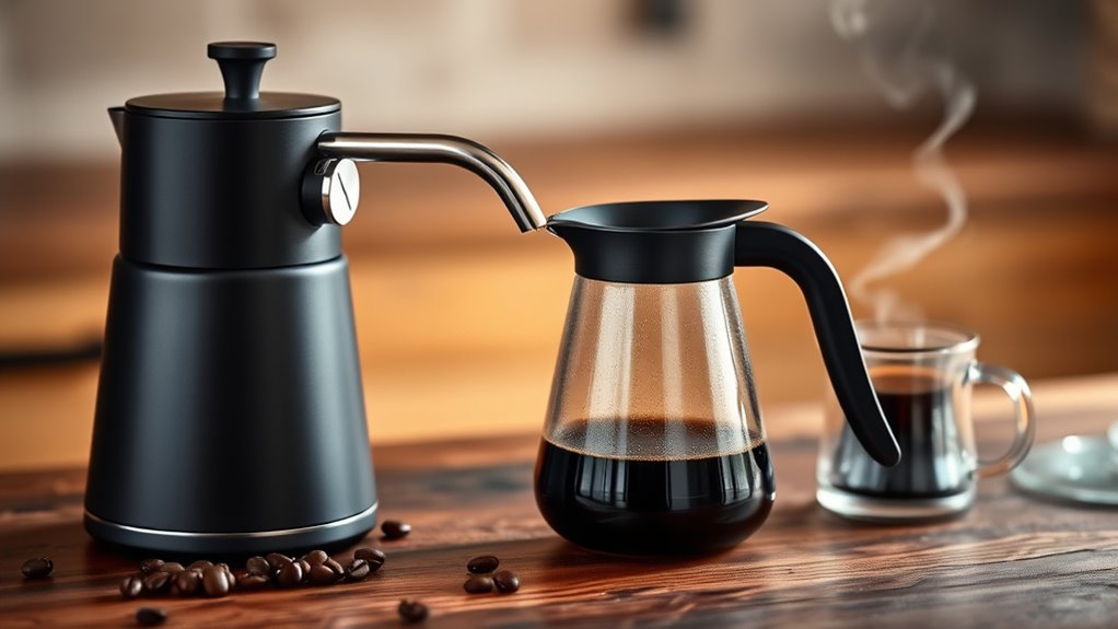 top pour over kettles with temp