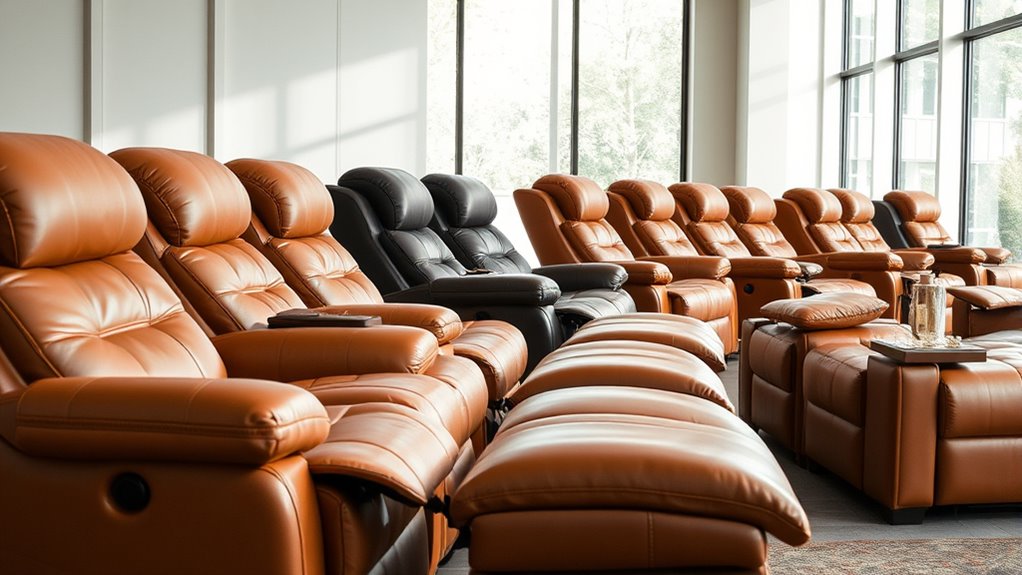 top power reclining sofas