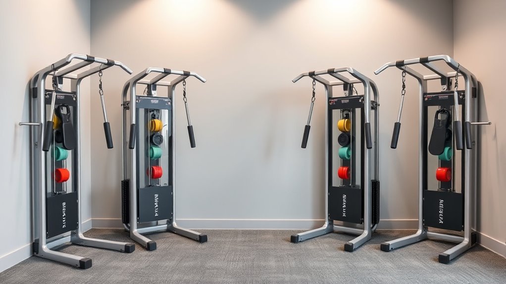 top space saving cable machines